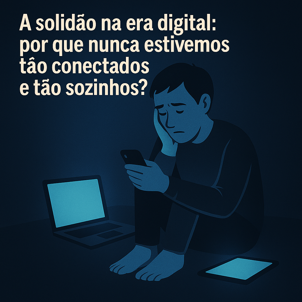 A solidão na era digital: por que nunca estivemos tão conectados e tão sozinhos?