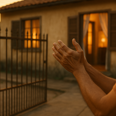 Por que o brasileiro bate palma para chamar alguém em casa?